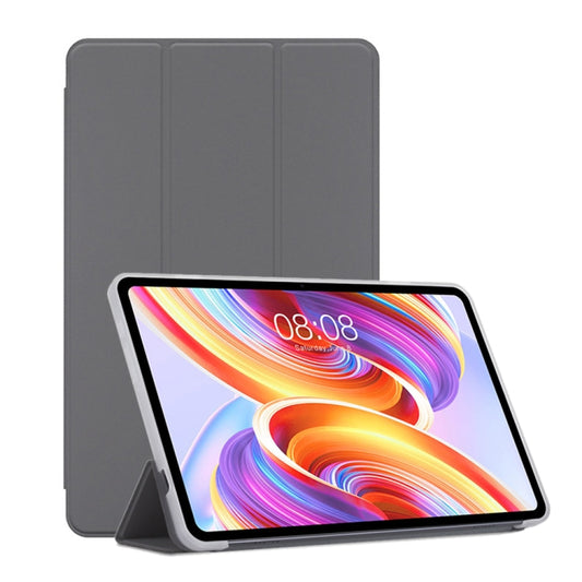 Teclast 3-Fold Holder Folio Leather Tablet Smart Case For Teclast T50 (WMC0801DG)(Grey) - Teclast by TECLAST | Online Shopping UK | buy2fix
