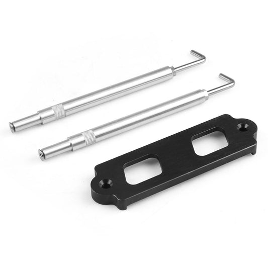 Car Aluminum Alloy Battery Fixing Bracket for Honda Civic 1988-2000(Black) - Engine Fittings by buy2fix | Online Shopping UK | buy2fix