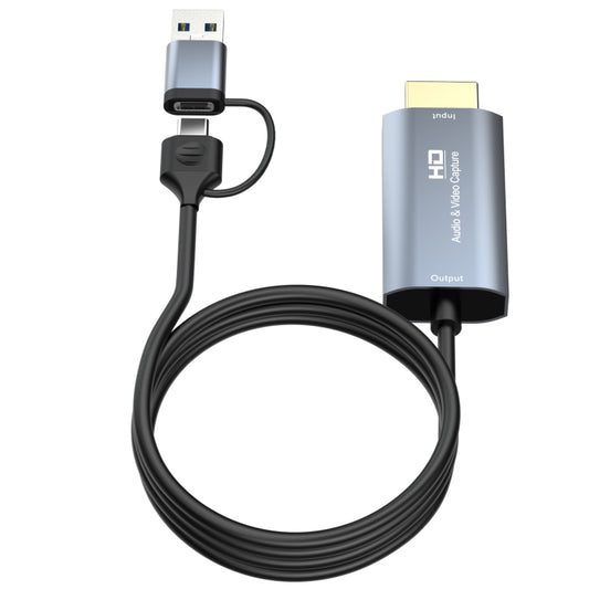 Z36 HDMI/M Male to USB-Type C/M Male HD Video Capture Card, Length: 2m - Video Capture Solutions by buy2fix | Online Shopping UK | buy2fix
