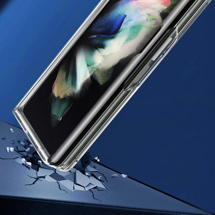 For Samsung Galaxy Z Fold3 5G Acrylic + TPU Transparent Protective Phone Case(Transparent) by buy2fix