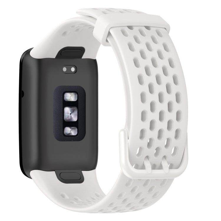 For Xiaomi Mi Band 7 Pro Breathable TPU Watch Band(White) - Watch Bands by buy2fix | Online Shopping UK | buy2fix
