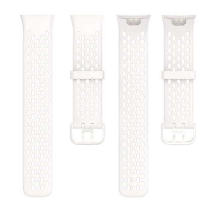 For Xiaomi Mi Band 7 Pro Breathable TPU Watch Band(White) - Watch Bands by buy2fix | Online Shopping UK | buy2fix