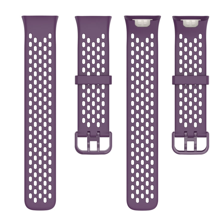 For Xiaomi Mi Band 7 Pro Breathable TPU Watch Band(Dark Purple) - Watch Bands by buy2fix | Online Shopping UK | buy2fix