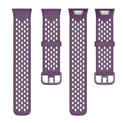 For Xiaomi Mi Band 7 Pro Breathable TPU Watch Band(Dark Purple) - Watch Bands by buy2fix | Online Shopping UK | buy2fix