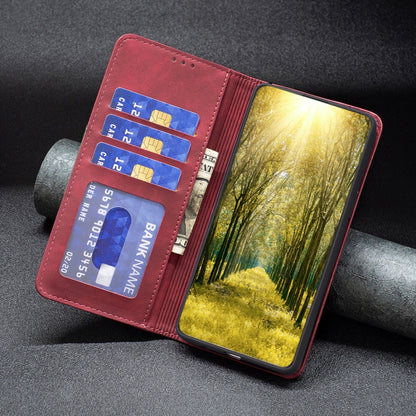 For Nothing Phone 1 Magnetic Splicing Leather Phone Case(Red) by buy2fix