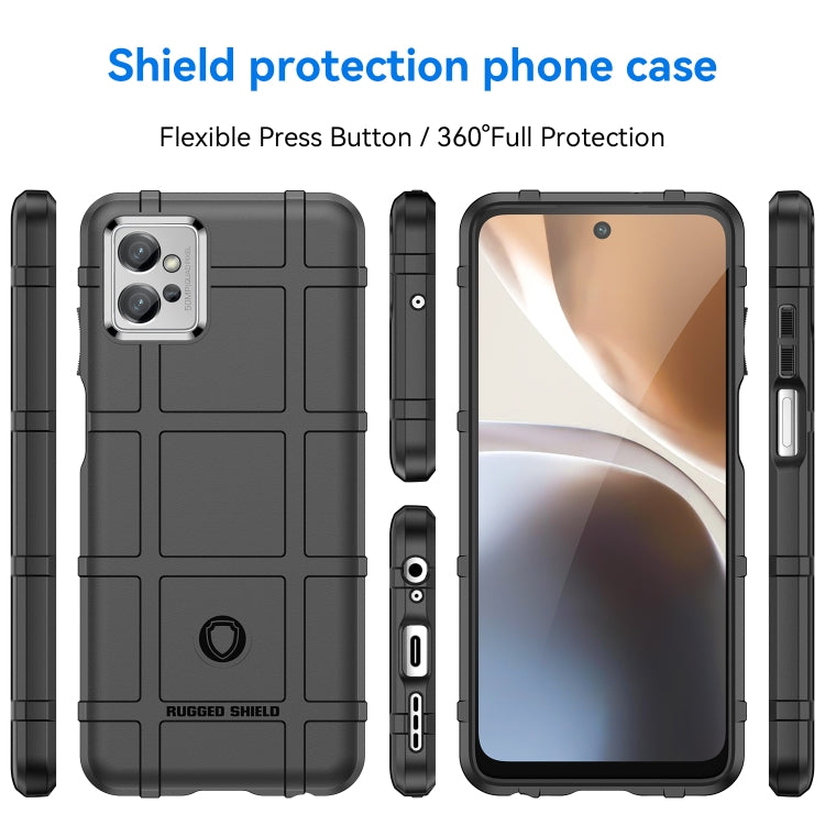 For Motorola Moto G32 Full Coverage Shockproof TPU Phone Case(Black) - Motorola Cases by buy2fix | Online Shopping UK | buy2fix