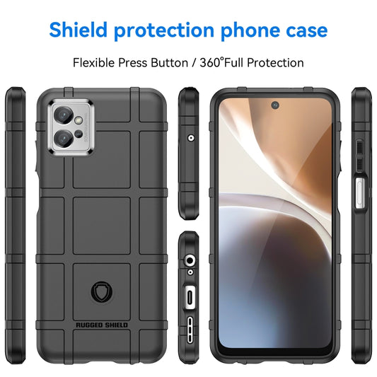 For Motorola Moto G32 Full Coverage Shockproof TPU Phone Case(Black) - Motorola Cases by buy2fix | Online Shopping UK | buy2fix