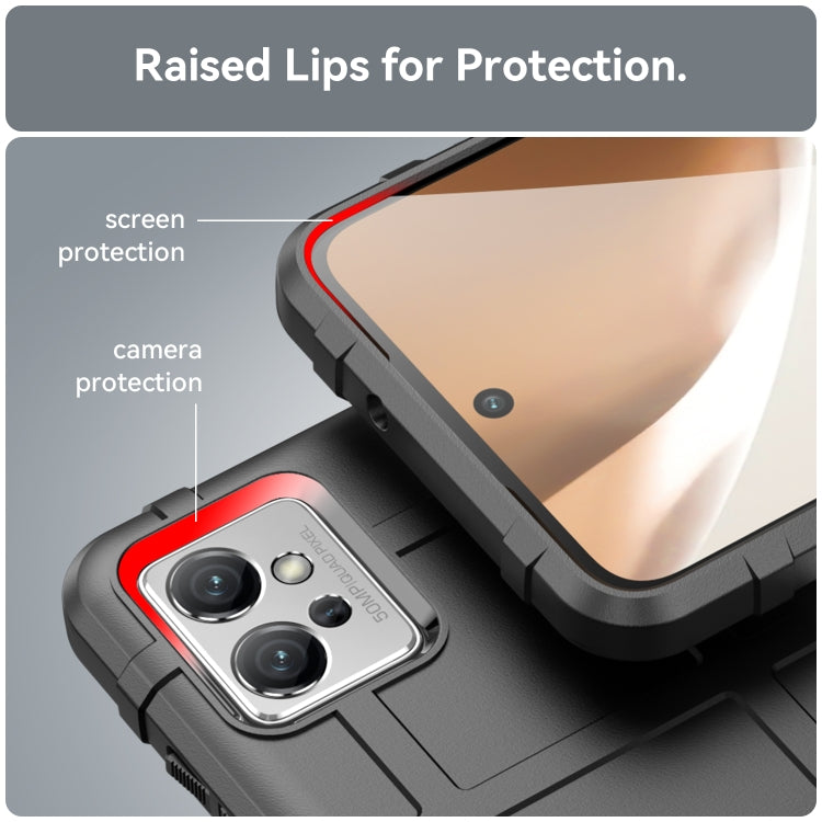 For Motorola Moto G32 Full Coverage Shockproof TPU Phone Case(Black) - Motorola Cases by buy2fix | Online Shopping UK | buy2fix