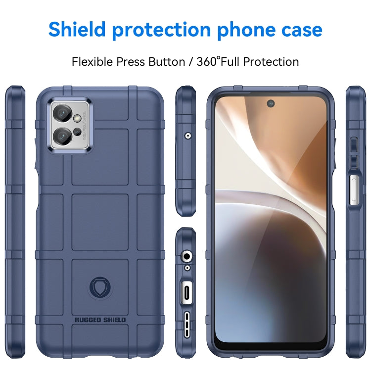 For Motorola Moto G32 Full Coverage Shockproof TPU Phone Case(Blue) - Motorola Cases by buy2fix | Online Shopping UK | buy2fix