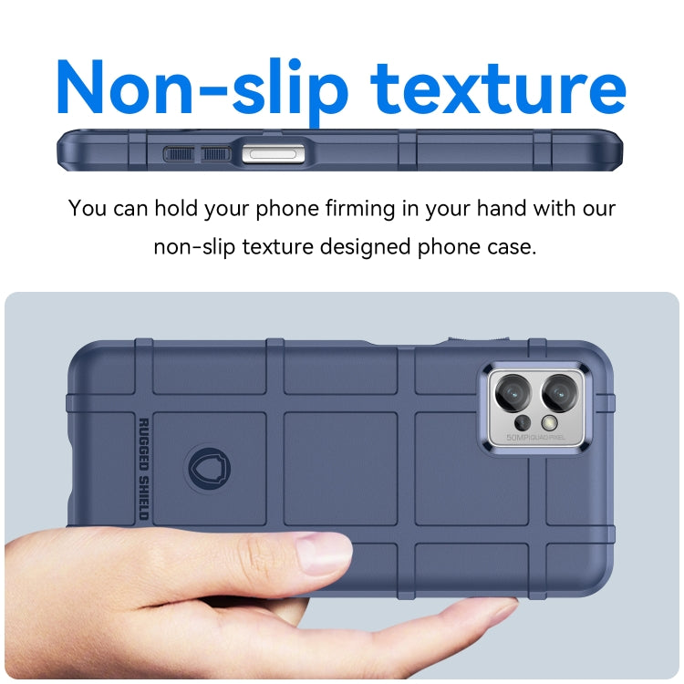 For Motorola Moto G32 Full Coverage Shockproof TPU Phone Case(Blue) - Motorola Cases by buy2fix | Online Shopping UK | buy2fix