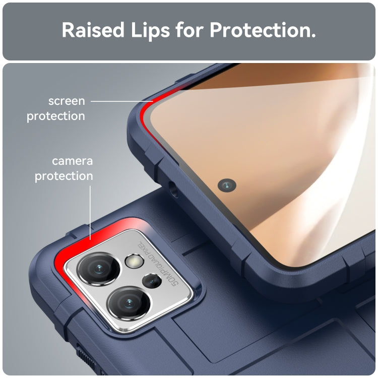 For Motorola Moto G32 Full Coverage Shockproof TPU Phone Case(Blue) - Motorola Cases by buy2fix | Online Shopping UK | buy2fix