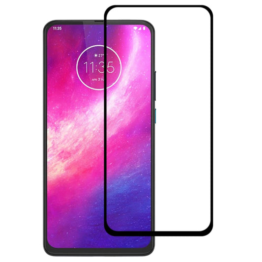 For Motorola One Hyper Full Glue Full Cover Screen Protector Tempered Glass Film - Motorola Tempered Glass by buy2fix | Online Shopping UK | buy2fix