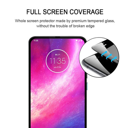 For Motorola One Hyper Full Glue Full Cover Screen Protector Tempered Glass Film - Motorola Tempered Glass by buy2fix | Online Shopping UK | buy2fix