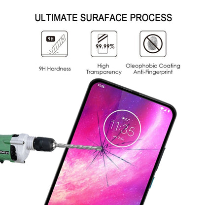 For Motorola One Hyper Full Glue Full Cover Screen Protector Tempered Glass Film - Motorola Tempered Glass by buy2fix | Online Shopping UK | buy2fix