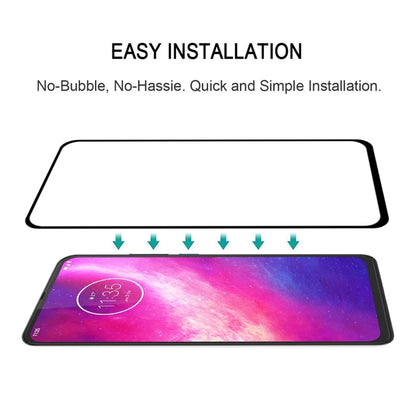 For Motorola One Hyper Full Glue Full Cover Screen Protector Tempered Glass Film - Motorola Tempered Glass by buy2fix | Online Shopping UK | buy2fix