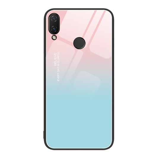 For Huawei nova 3i Colorful Painted Glass Phone Case(Blue Sky) - Huawei Cases by buy2fix | Online Shopping UK | buy2fix