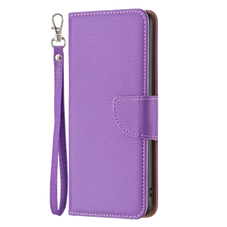 For Nothing Phone 1 Litchi Texture Pure Color Leather Phone Case(Purple) by buy2fix