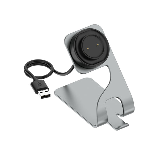 For Amazfit Bip 3 Aluminum Alloy Watch Charger Holder(Space Grey) - Charger by buy2fix | Online Shopping UK | buy2fix