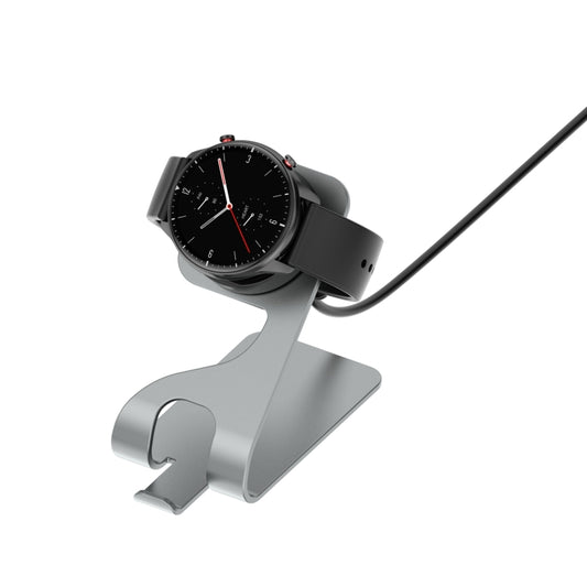 For Amazfit Bip 3 Aluminum Alloy Watch Charger Holder(Space Grey) - Charger by buy2fix | Online Shopping UK | buy2fix
