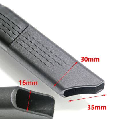 2 PCS For Dyson Vacuum Cleaner V7 / V8 / V10 / V11 Bendable Long Soft Flat Narrow Suction Nozzle - For Dyson Accessories by buy2fix | Online Shopping UK | buy2fix
