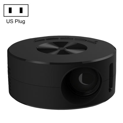 T200 1500LM 1920x1080P LED Mini Projector, US Plug(Black) - Mini Projector by buy2fix | Online Shopping UK | buy2fix
