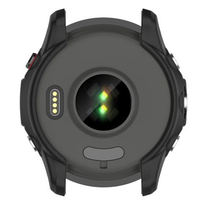 For Garmin Forerunner 955 Armor Hollow TPU Watch Case(Black) - Watch Cases by buy2fix | Online Shopping UK | buy2fix