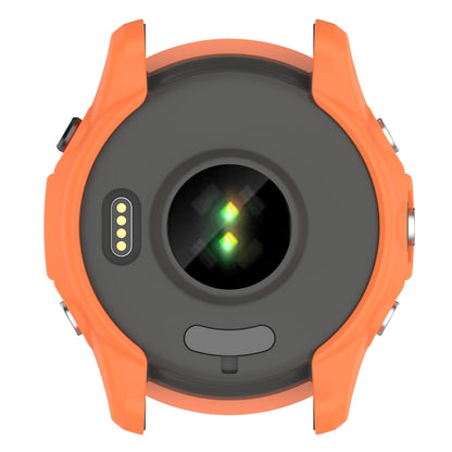 For Garmin Forerunner 955 Armor Hollow TPU Watch Case(Orange) - Watch Cases by buy2fix | Online Shopping UK | buy2fix