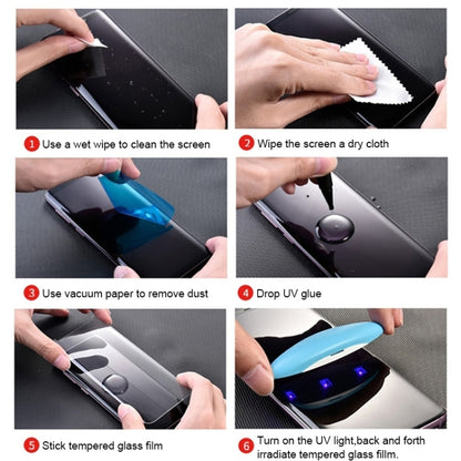 For Galaxy S20 Ultra UV Liquid Curved Full Glue Full Screen Tempered Glass Film by buy2fix