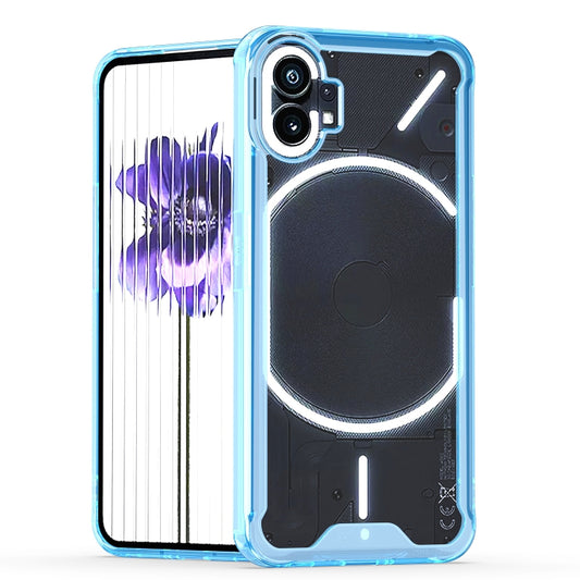 For Nothing Phone 1 Acrylic + TPU Clear Protective Phone Case(Blue) - Nothing Cases by buy2fix | Online Shopping UK | buy2fix
