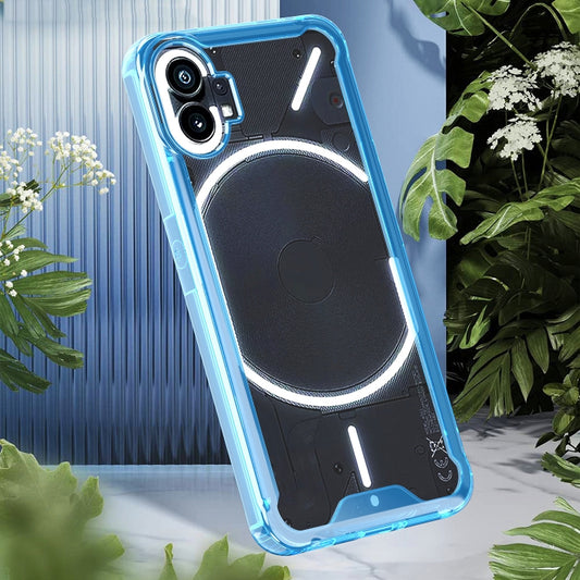 For Nothing Phone 1 Acrylic + TPU Clear Protective Phone Case(Transparent Black) - Nothing Cases by buy2fix | Online Shopping UK | buy2fix