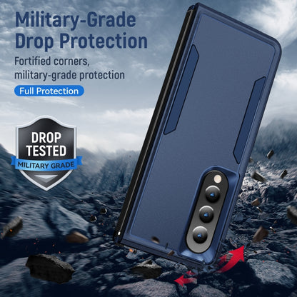 For Samsung Galaxy Z Fold4 PC + TPU Shockproof All Inclusive Phone Case (Blue) - Galaxy Z Fold4 5G Cases by buy2fix | Online Shopping UK | buy2fix