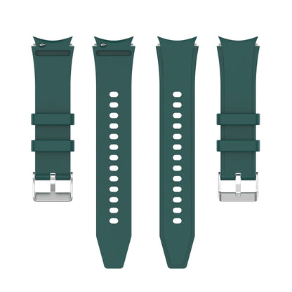 For Samsung Galaxy Watch5/Watch5 pro Silicone Watch Band(Dark Green) - Watch Bands by buy2fix | Online Shopping UK | buy2fix
