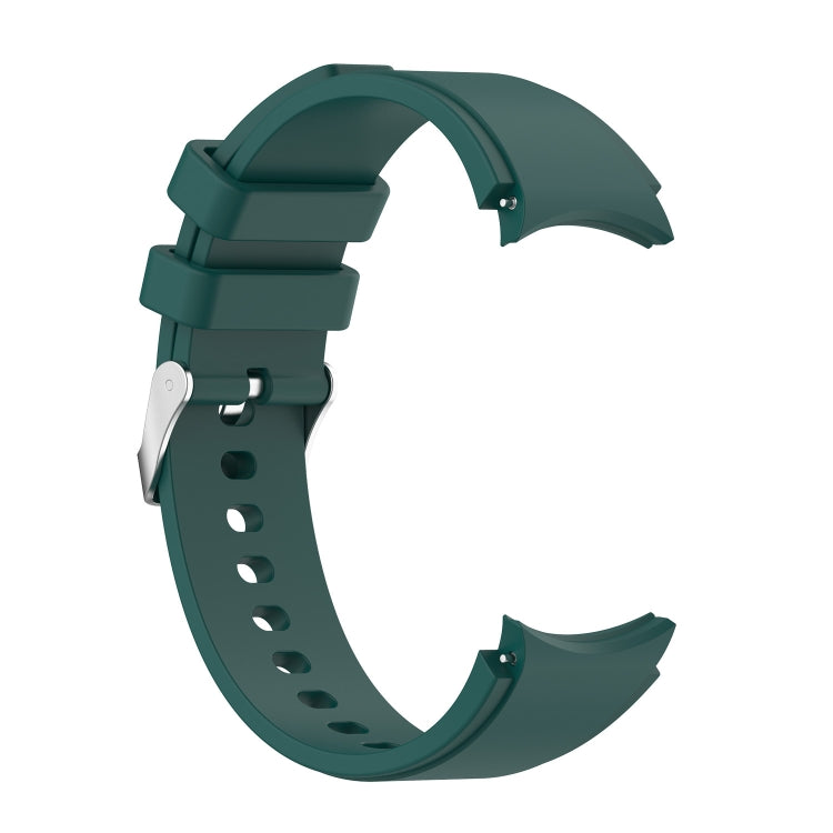For Samsung Galaxy Watch5/Watch5 pro Silicone Watch Band(Dark Green) - Watch Bands by buy2fix | Online Shopping UK | buy2fix