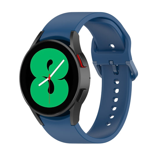 For Samsung Galaxy Watch 5 40mm Official Silicone Watch Band, Size:L(Dark Blue) - Watch Bands by buy2fix | Online Shopping UK | buy2fix