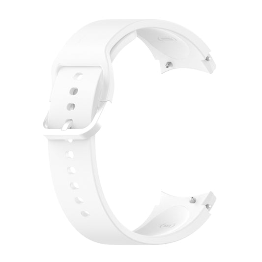 For Samsung Galaxy Watch 5 44mm Official Silicone Watch Band, Size:L(White) - Watch Bands by buy2fix | Online Shopping UK | buy2fix