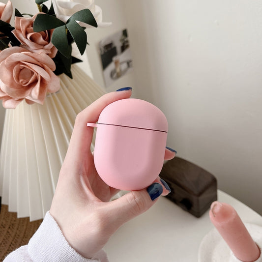 For Xiaomi Redmi Buds 4 Earphone PC Solid Color Frosted Protective Case(Pink) - Xiaomi Earphone Case by buy2fix | Online Shopping UK | buy2fix