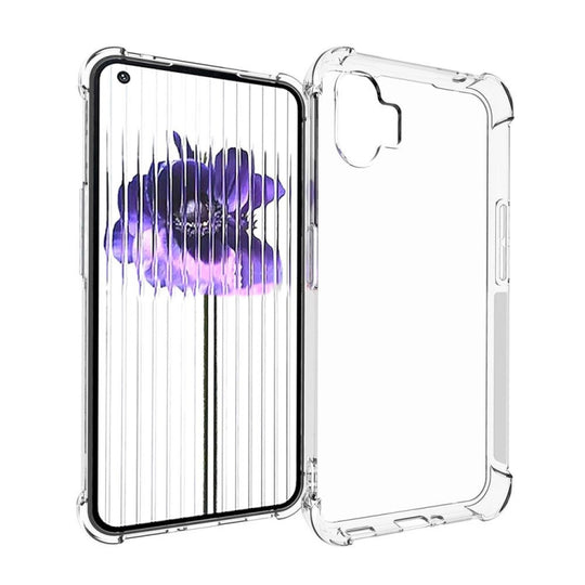 For Nothing Phone 1 Shockproof Non-slip Thickening TPU Phone Case(Transparent)