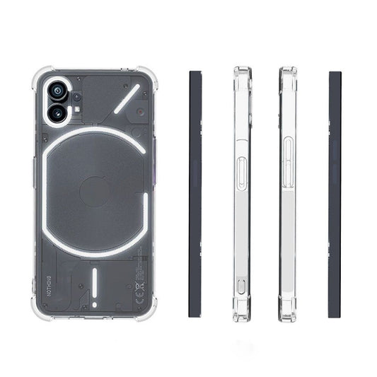 For Nothing Phone 1 Shockproof Non-slip Thickening TPU Phone Case(Transparent) - Nothing Cases by buy2fix | Online Shopping UK | buy2fix