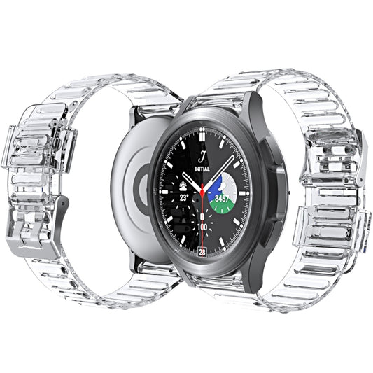 For Samsung Galaxy Watch5 Pro 45mm/5 44mm/5 40mm Silicone Strap Watch Band(Transparent) - Watch Bands by buy2fix | Online Shopping UK | buy2fix