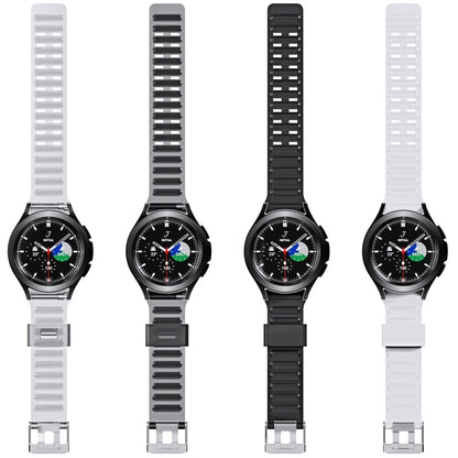 For Samsung Galaxy Watch5 Pro 45mm/5 44mm/5 40mm Silicone Strap Watch Band(Transparent Black) - Watch Bands by buy2fix | Online Shopping UK | buy2fix
