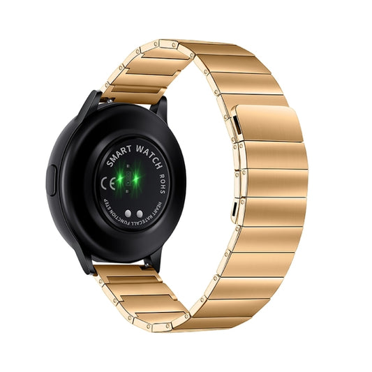 For Samsung Galaxy Watch5 Pro 45mm/5 44mm/5 40mm Magnetic Steel Watch Band(Gold) - Watch Bands by buy2fix | Online Shopping UK | buy2fix