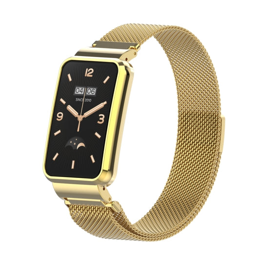For Xiaomi Mi Band 7 Pro Milan Magnetic Metal Watch Band(Gold) - Watch Bands by buy2fix | Online Shopping UK | buy2fix