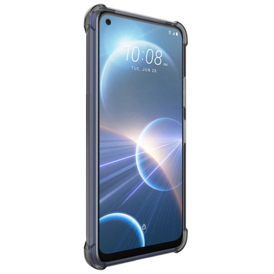 For HTC Desire 22 Pro 5G imak All-inclusive Shockproof Airbag TPU Case (Transparent Black) - More Brand by imak | Online Shopping UK | buy2fix