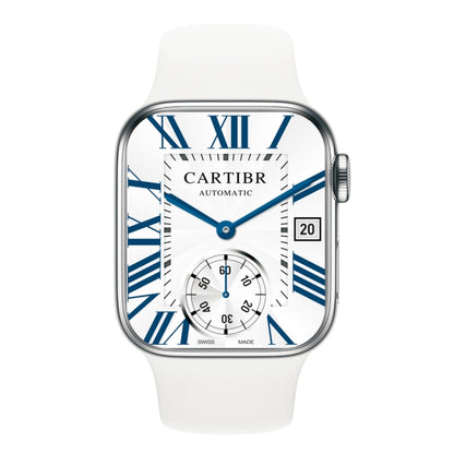 W17 Pro Max 1.9 inch Bluetooth Call Message Reminder Silicone Smart Watch(White) by buy2fix