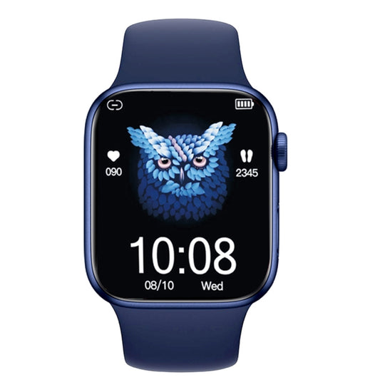 W17 Pro Max 1.9 inch Bluetooth Call Message Reminder Silicone Smart Watch(Blue) by buy2fix