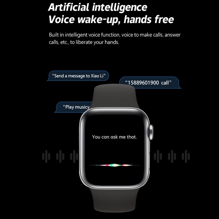 W17 Pro Max 1.9 inch Bluetooth Call Message Reminder Silicone Smart Watch(White) by buy2fix