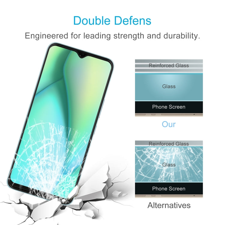 For Itel Vision 3 Plus 50 PCS 0.26mm 9H 2.5D Tempered Glass Film by buy2fix