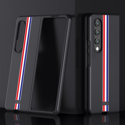 For Samsung Galaxy Z Fold4 Skin Feel Painted Frosted Phone Case(Black Color Bar) - Galaxy Z Fold4 5G Cases by buy2fix | Online Shopping UK | buy2fix