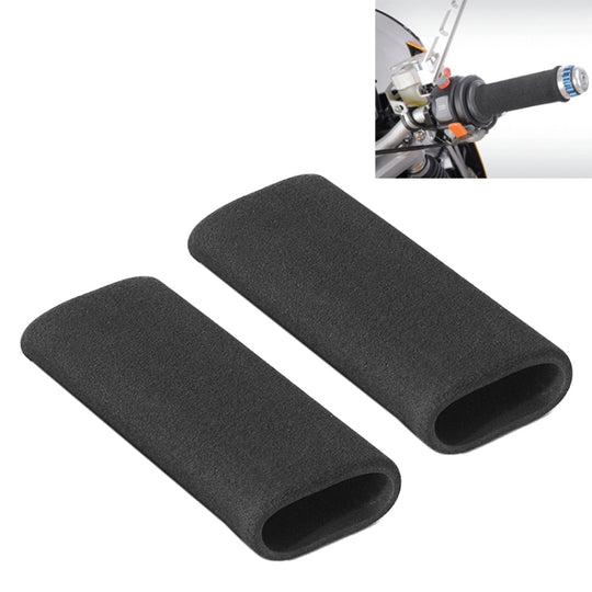 1 Pair Motorcycle Non-slip Sweat-absorbing Waterproof Sponge Handle Cover, Inside Diameter:21mm