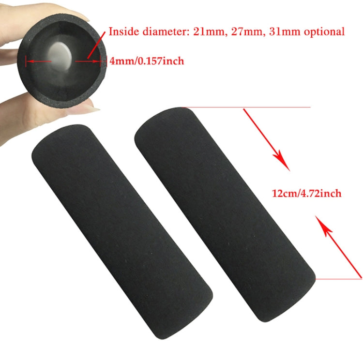 1 Pair Motorcycle Non-slip Sweat-absorbing Waterproof Sponge Handle Cover, Inside Diameter:21mm - Grips by buy2fix | Online Shopping UK | buy2fix